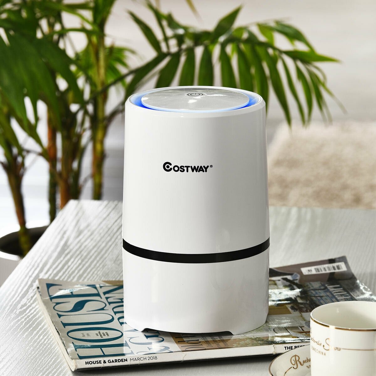 Mini Ionic  3-in-1 Composite HEPA Air Purifier, White at Gallery Canada