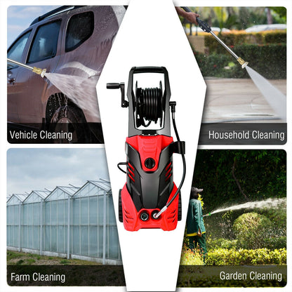 3000 PSI Electric High Pressure Washer With Patio Cleaner, Red Pressure Washers at Gallery Canada