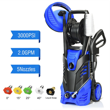 3000 PSI Electric High Pressure Washer With Patio Cleaner , Blue Pressure Washers at Gallery Canada