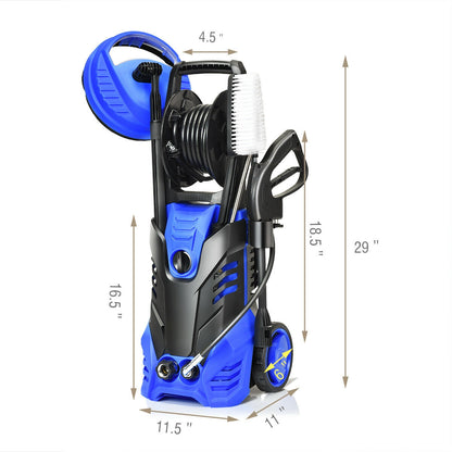 3000 PSI Electric High Pressure Washer With Patio Cleaner , Blue Pressure Washers at Gallery Canada