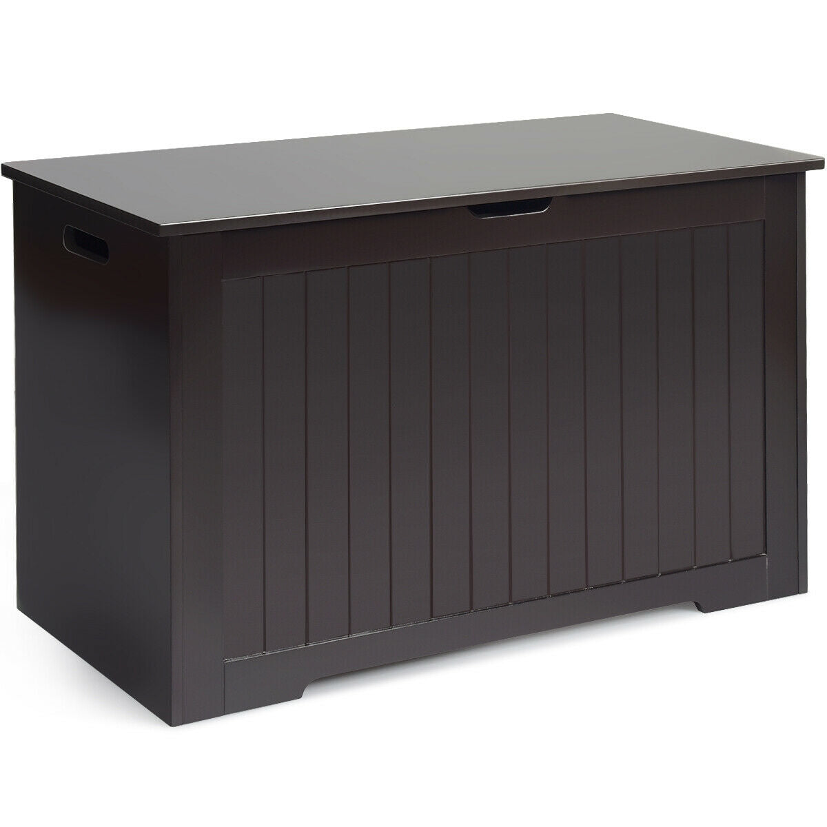 Wooden Toy Box Organizer With Flip-Top Lid, Brown Kids Storage at Gallery Canada
