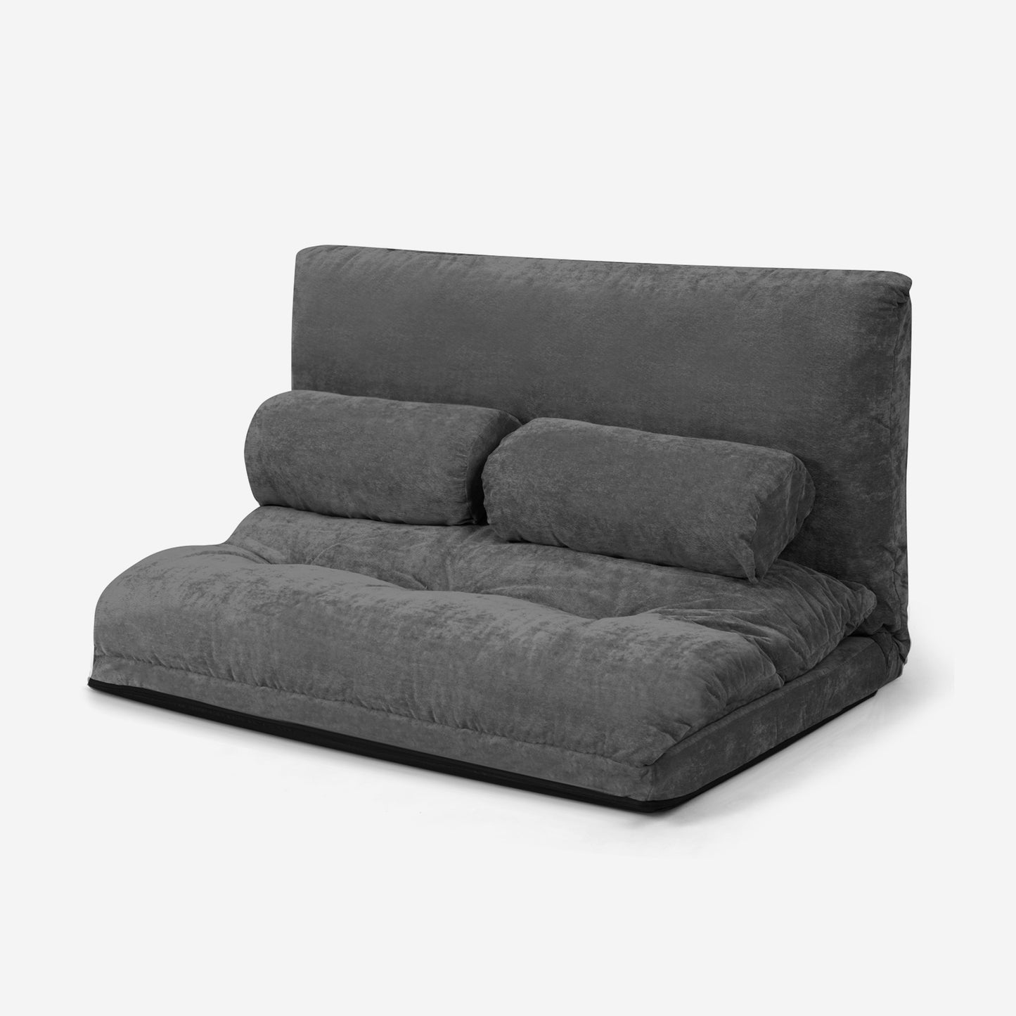 6-Position Adjustable Sleeper Lounge Couch, Gray Floor Chairs at Gallery Canada