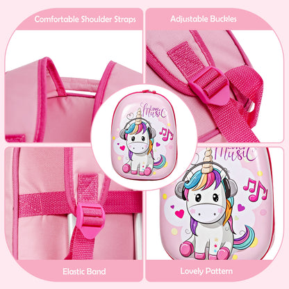 2 Pieces Kids Luggage Set 12 Inch Backpack and 16 Inch Kid Carry on Suitcase with Wheels, Pink Kids Luggage at Gallery Canada