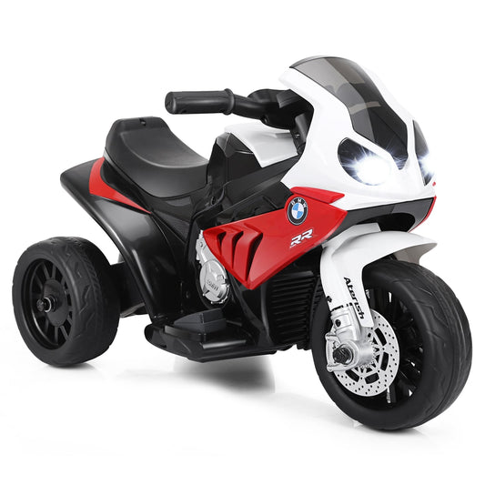 6V Kids 3 Wheel Electric Motorcycle, Red Powered Ride On Toys Red at Gallery Canada