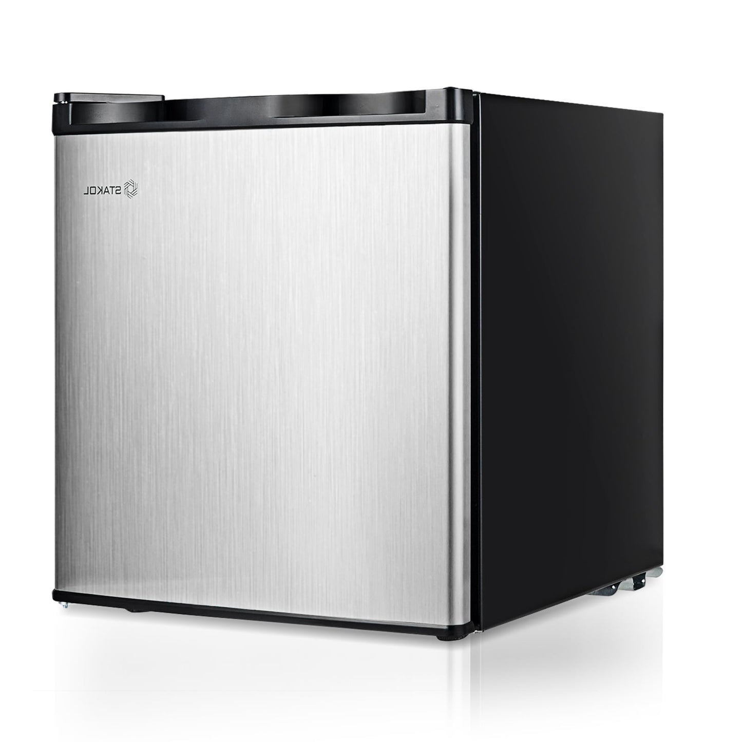 1.1 cu.ft. Compact Single Door Mini Upright Freezer, White, Black Freezers at Gallery Canada