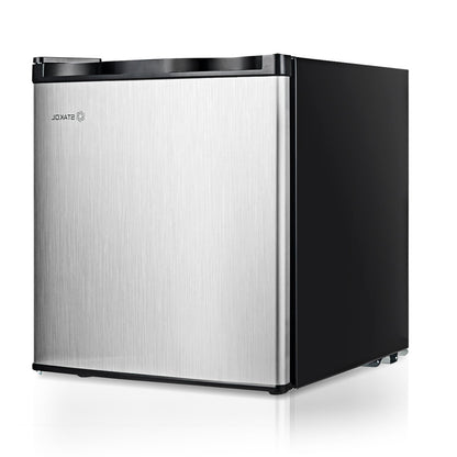 1.1 cu.ft. Compact Single Door Mini Upright Freezer, White, Black Freezers at Gallery Canada