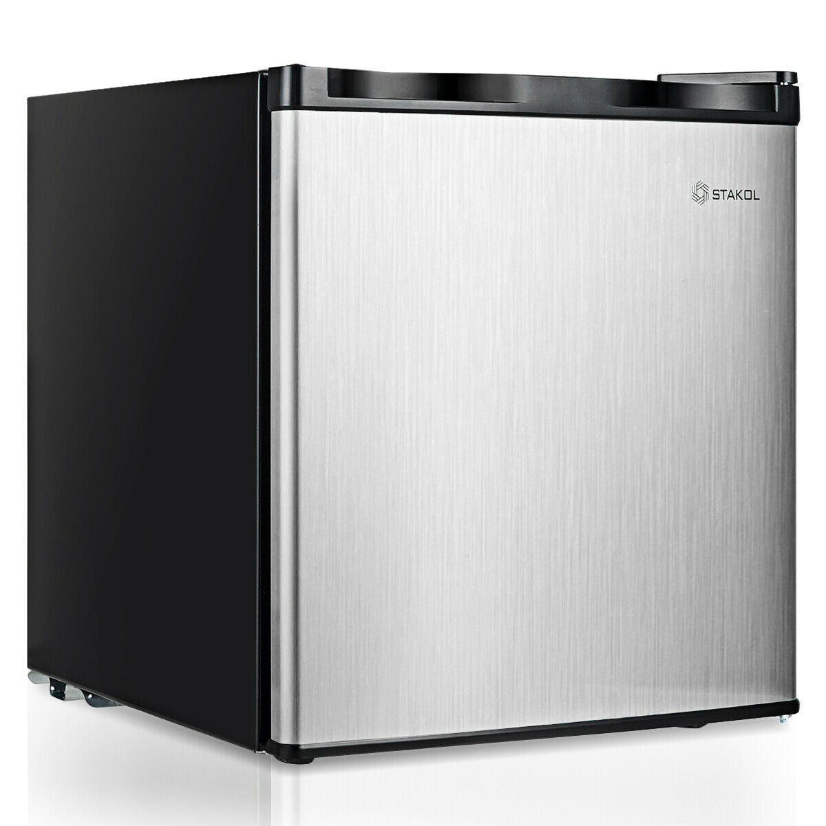 1.1 cu.ft. Compact Single Door Mini Upright Freezer, Black & White Freezers at Gallery Canada