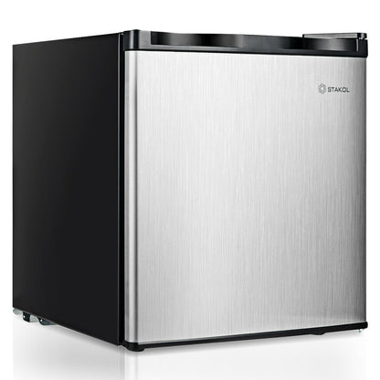 1.1 cu.ft. Compact Single Door Mini Upright Freezer, Black & White Freezers at Gallery Canada