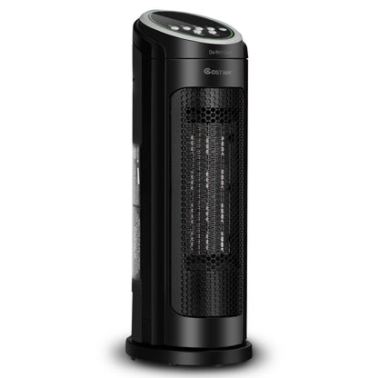 1500 W LED Portable Oscillating PTC Ceramic Space Heater, Black Space Heaters at Gallery Canada