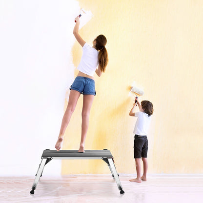 330 lbs Aluminum Folding Non-slip Drywall Step Stool Ladder Kitchen Tools at Gallery Canada