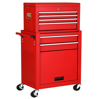 Rolling Cabinet Storage Chest Box Garage Toolbox Organizer, Red Garages at Gallery Canada