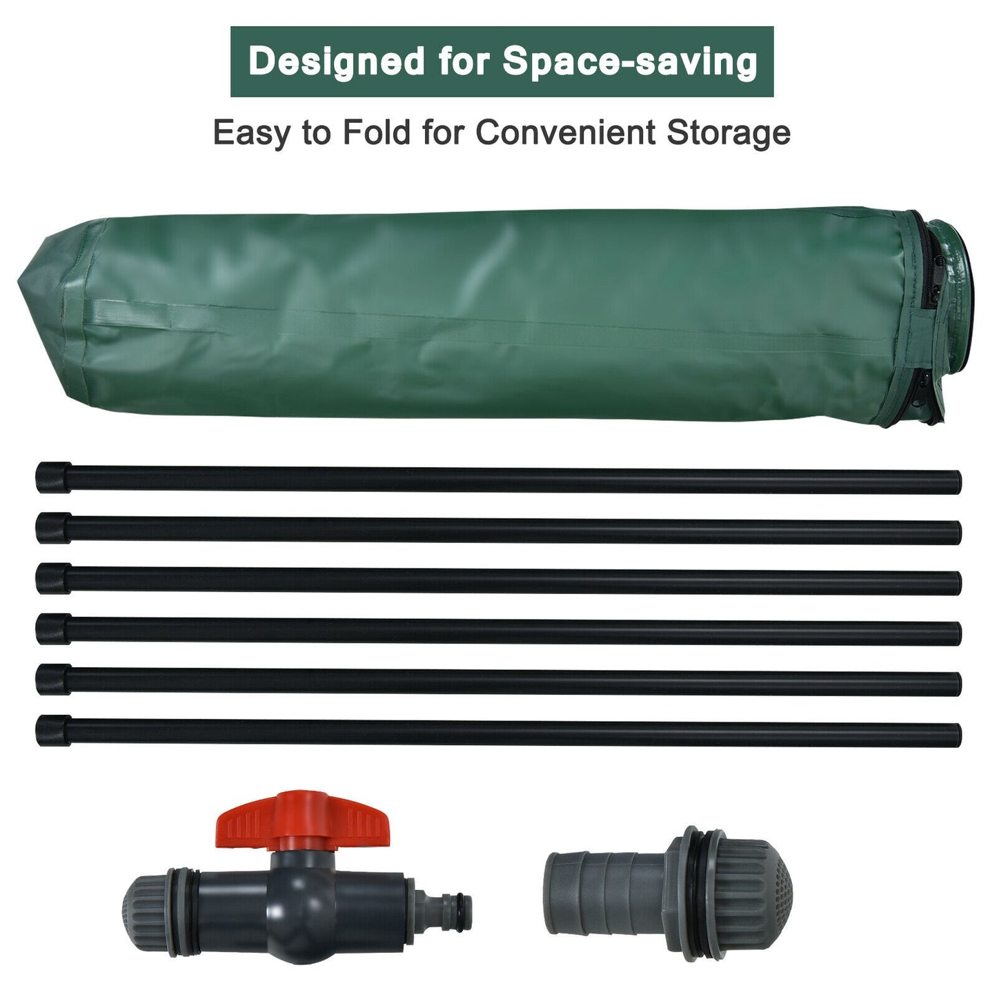 60 Gallon Collapsible Rain Barrel, Water Collector, Green Watering & Irrigation at Gallery Canada