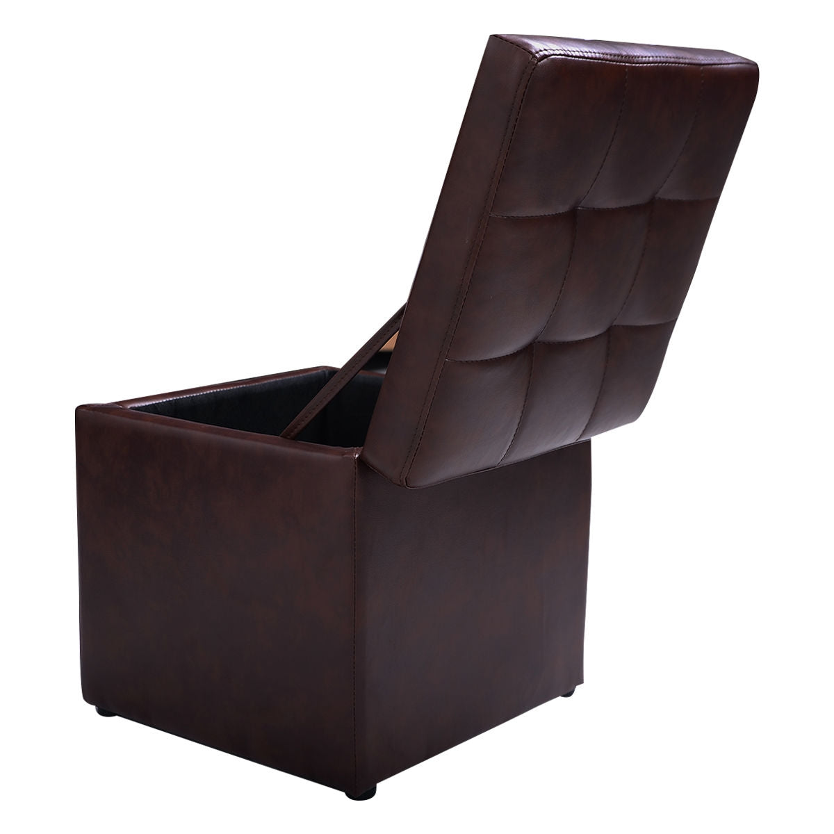 Ottoman Pouffe Storage Box Lounge Seat Footstools , Brown Ottomans at Gallery Canada