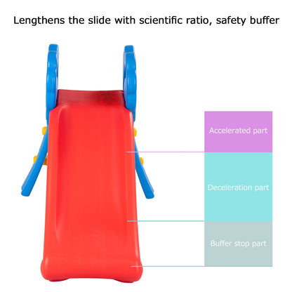 Indoor Outdoor Children Folding Up-down Slide, Red Climbers & Slides at Gallery Canada