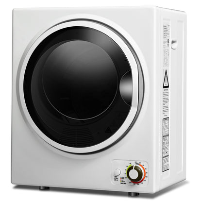 1.5 Cu .ft Clothes Dryer with with Stainless Steel Wall Mount, White Dryers White at Gallery Canada