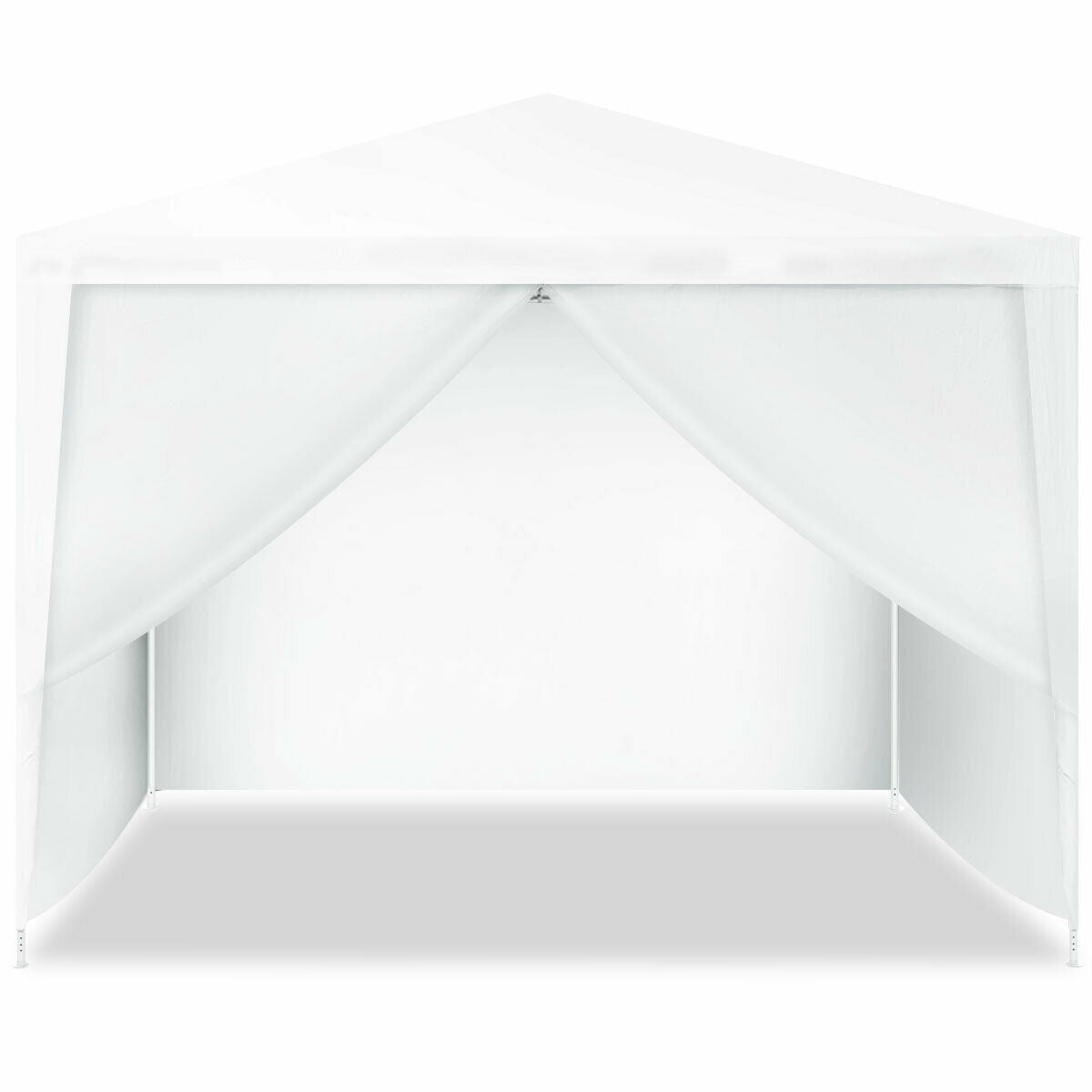 10 x 10 Feet Outdoor Side Walls Canopy Tent with 4 Removable Sidewalls, White Canopies at Gallery Canada