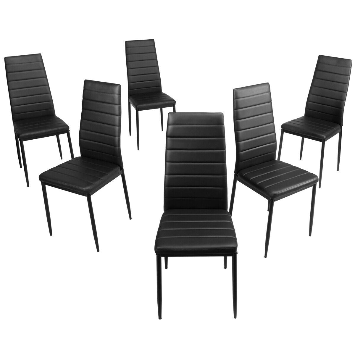 Set of 6 High Back Dining Chairs-Set of 6 Dining Chairs at Gallery Canada