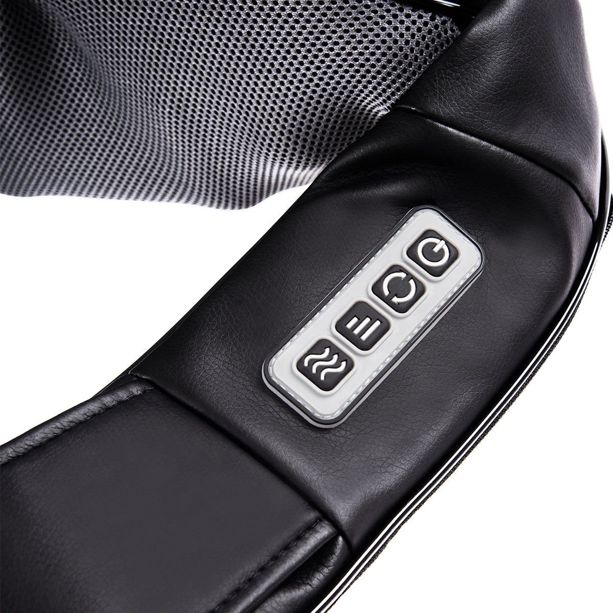 Electric Back and Neck Kneading Shoulder Massager with Heat Straps, Black at Gallery Canada