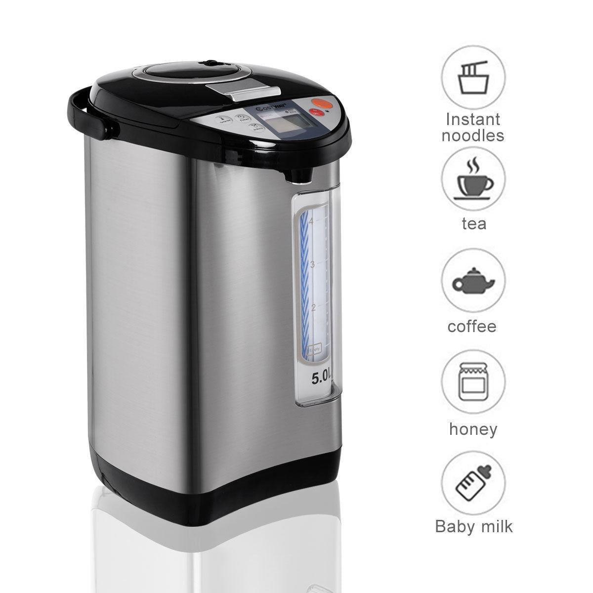 5-liter Electric LCD Water Boiler and Warmer Water Dispensers at Gallery Canada