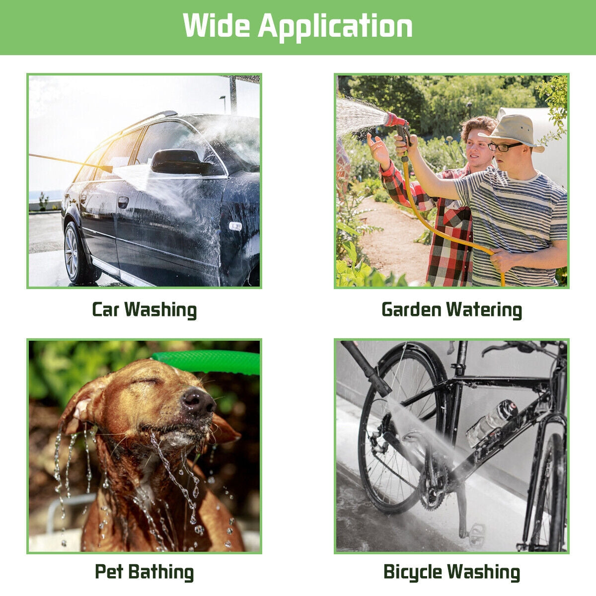 Garden Steel Frame Wheeled Hose Reel Cart, Green Watering & Irrigation at Gallery Canada