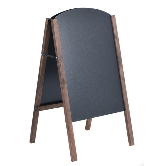 40 Inch Wood A-Frame Sidewalk Wedding Chalkboard, Black Outdoor Decor Black at Gallery Canada