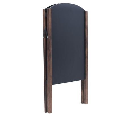 40 Inch Wood A-Frame Sidewalk Wedding Signage Chalkboard, Black Outdoor Decor at Gallery Canada