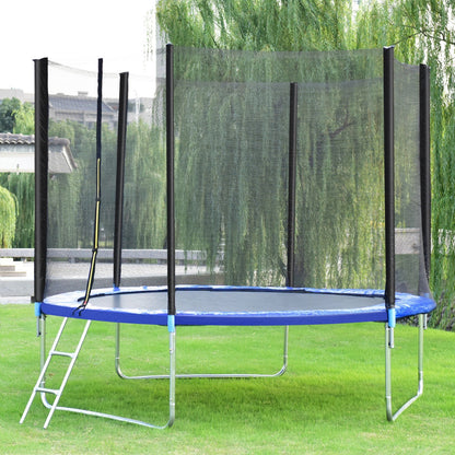 10 Feet Combo Bounce Jump Safety Trampoline with Spring Pad Ladder Trampolines at Gallery Canada