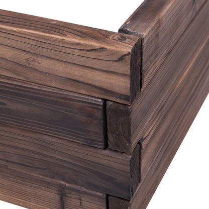 Elevated Wooden Garden Planter Box Bed Kit, Natural Raised Garden Beds at Gallery Canada