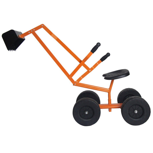 Heavy Duty Kid Ride-on Sand Digger Digging Excavator, Orange at Gallery Canada