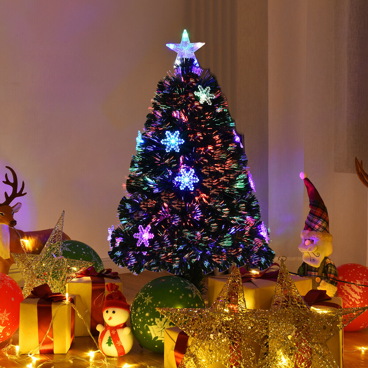 4 / 5 / 6 Feet LED Artificial Christmas Tree, Green Christmas Tree at Gallery Canada