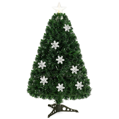 4 / 5 / 6 Feet LED Artificial Christmas Tree, Green