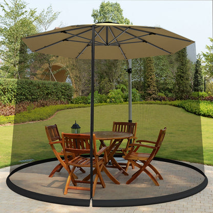 9 -10 Feet Outdoor Umbrella Table Screen Mosquito Bug Insect Net Outdoor Umbrellas at Gallery Canada