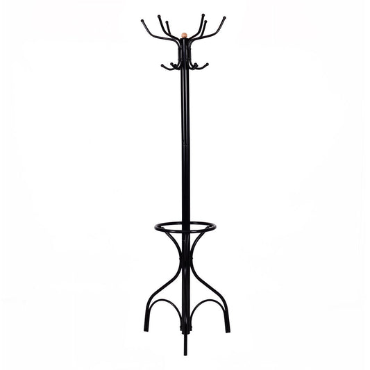 Vintage Metal Coat Hat Tree Stand Clothes Hanger, Black - Gallery Canada