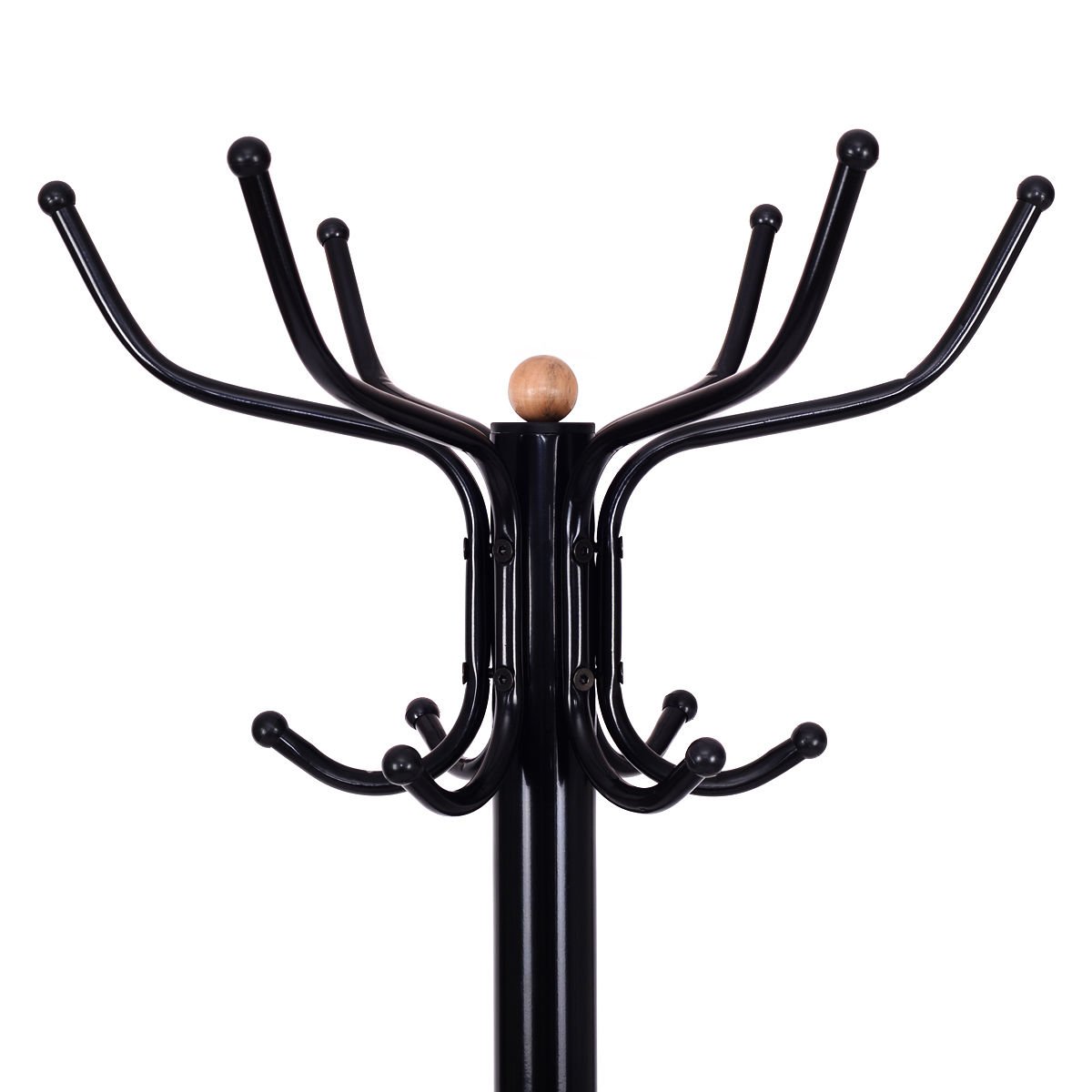Vintage Metal Coat Hat Tree Stand Clothes Hanger, Black at Gallery Canada