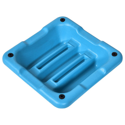 16 x 16 Inch Adjustable 4 Risers Lightweight Aerobic Pedals, Black Sport Equipments at Gallery Canada