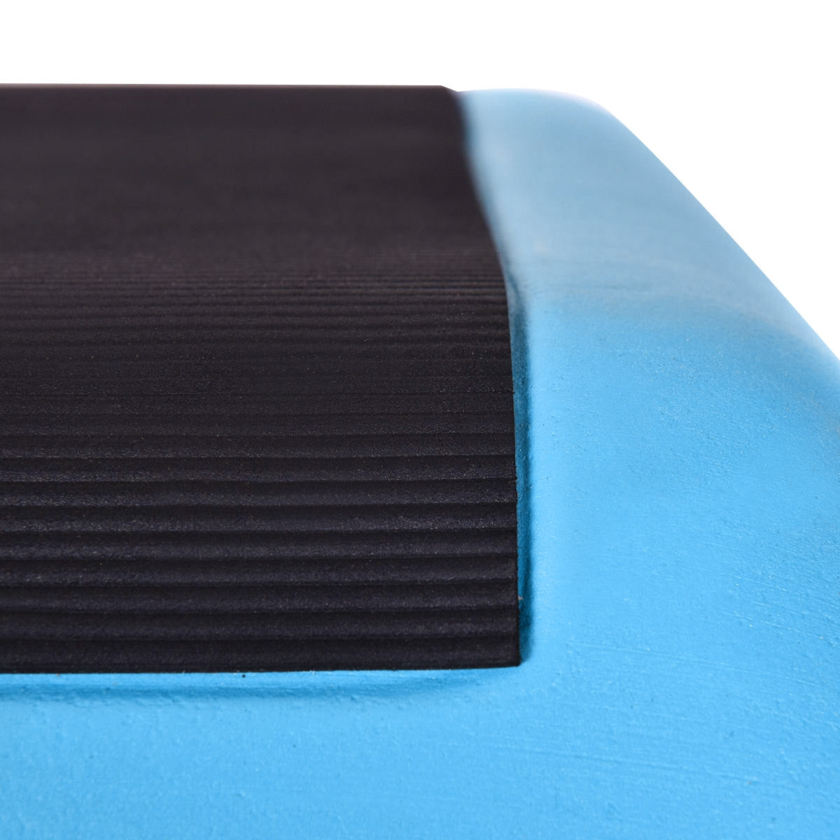 16 x 16 Inch Adjustable 4 Risers Lightweight Aerobic Pedals, Black Sport Equipments at Gallery Canada