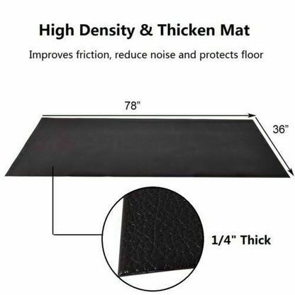 47/59/78 Inch Long Thicken Equipment Mat for Home and Gym Use-78 x 36 x 0.25 inches Treadmills at Gallery Canada