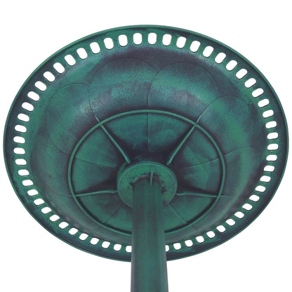 Outdoor Garden Green Pedestal Bird Bath Feeder, Green Chicken Coops at Gallery Canada