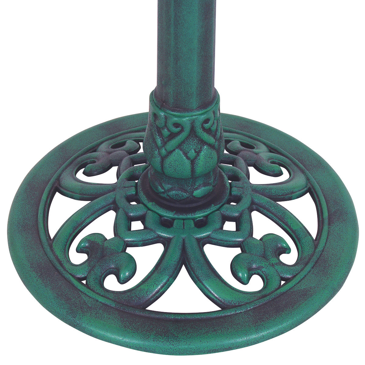 Outdoor Garden Green Pedestal Bird Bath Feeder, Green Chicken Coops at Gallery Canada