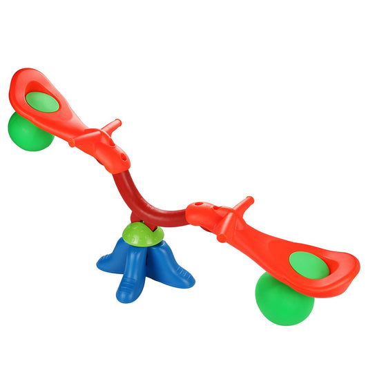 Kid's Seesaw 360 Degree Spinning Teeter, Red