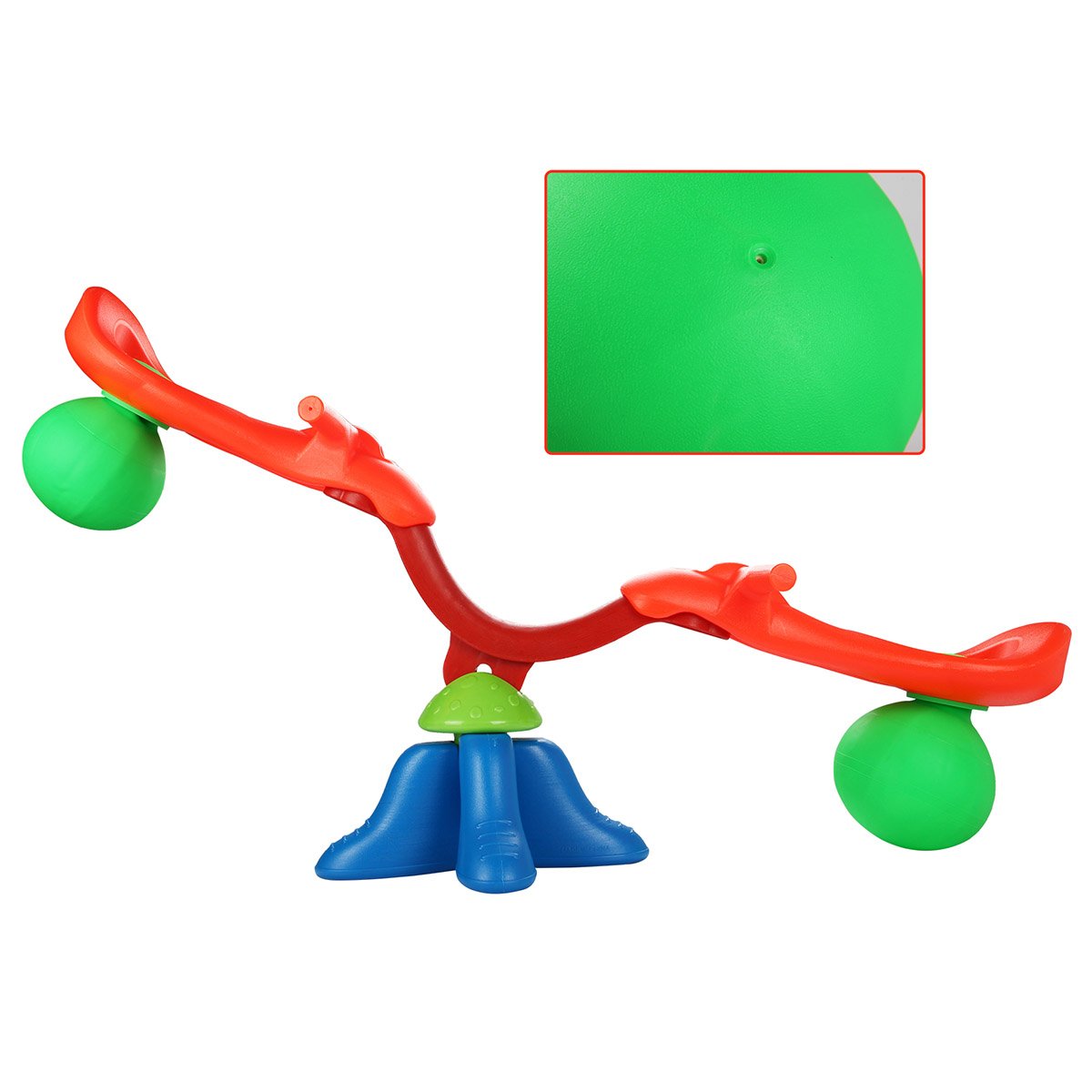 Kid's Seesaw 360 Degree Spinning Teeter, Red at Gallery Canada