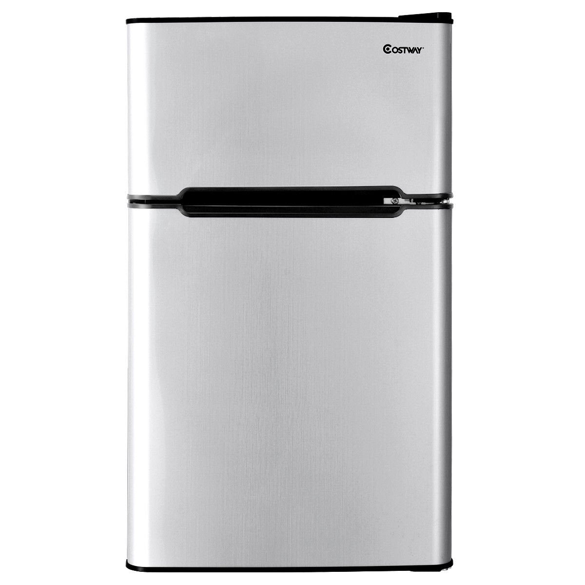 3.2 cu ft. Compact Stainless Steel Refrigerator, Gray - Gallery Canada
