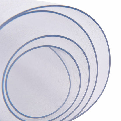 47 x 47 Inch PVC Chair Floor Mat, Transparent Rugs at Gallery Canada