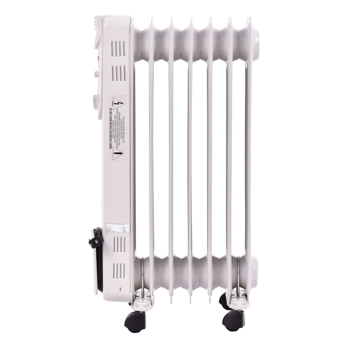 1500 W Electric Portable Oil Filled Radiator Space Heater with 3 Heat Settings Space Heaters at Gallery Canada