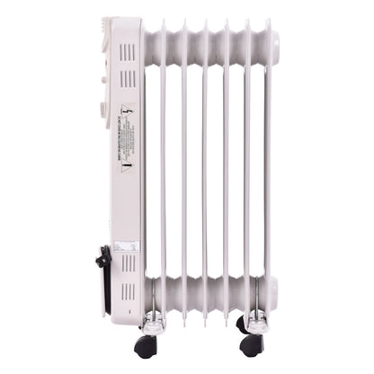 1500 W Electric Portable Oil Filled Radiator Space Heater with 3 Heat Settings Space Heaters at Gallery Canada