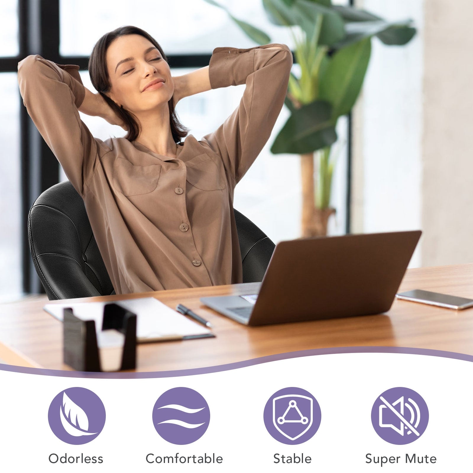 1 Piece Adjustable Modern Swivel Round Tufted, Black Leisure Chairs at Gallery Canada