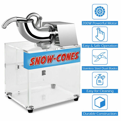 Electric Snow Cone Machine Ice Shaver Maker Ice Crushers & Shavers at Gallery Canada