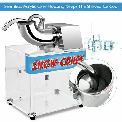 Electric Snow Cone Machine Ice Shaver Maker Ice Crushers & Shavers at Gallery Canada