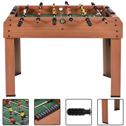 37 Inch Indoor Competition Game Football Table, Brown Game Room at Gallery Canada