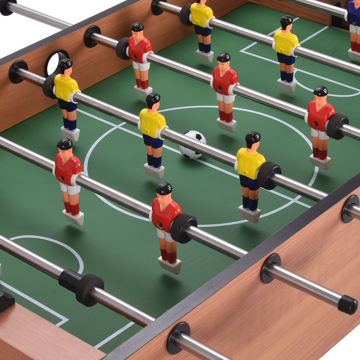 37 Inch Indoor Competition Game Football Table, Brown Game Room at Gallery Canada